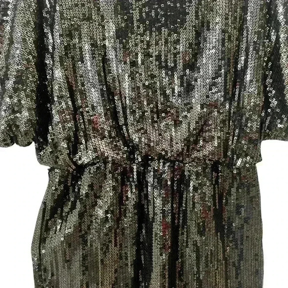 BA Nites by Melanie Lyne Sequins Mini Dress, Party-Ready Size 4, Glittery & Chic - Picture 11 of 16